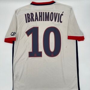 IBRAHIMOVIC #10 PSG 2015/16 Away ORIGINAL Umbro VTG Soccer Jersey (L)